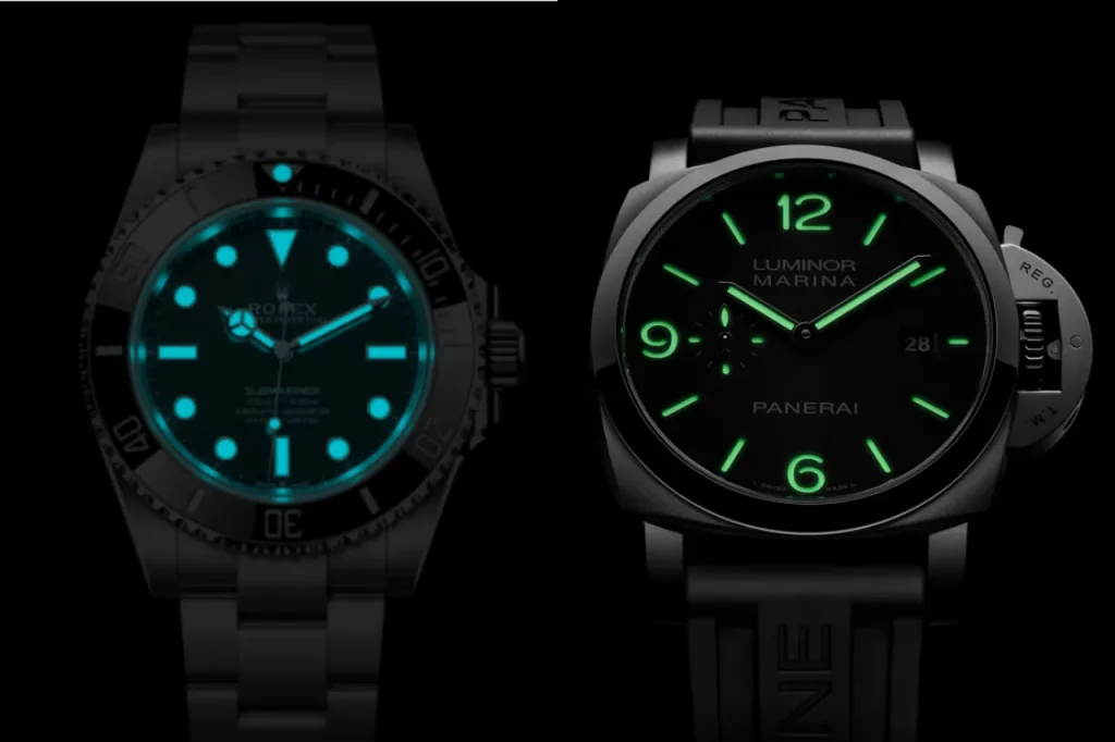 type of watch lume